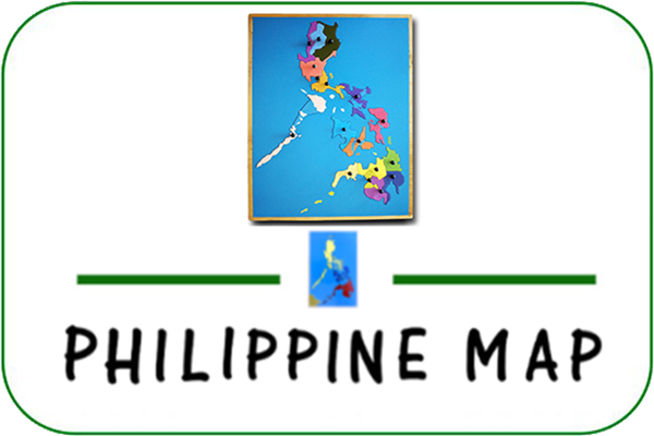 philippine map Montessori materials